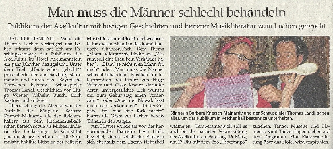 Man muss die M�nner schlecht behandeln Axel1
