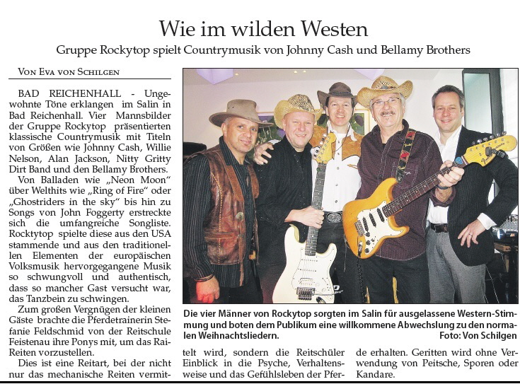 Wie im wilden Westen